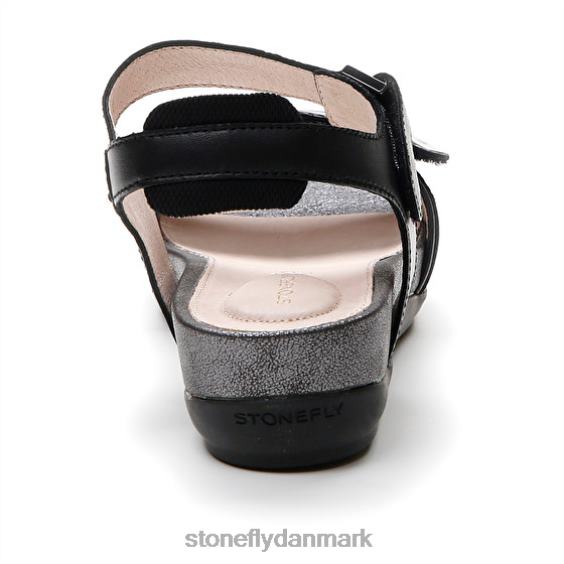 sandaler Stonefly aften 29 nappa lth/lycra sort ZF84L158 Kvinder