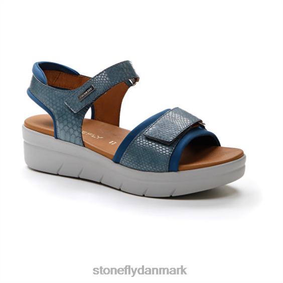 sandaler Stonefly aqua iii 17 lycra/s.præget blå ZF84L138 Kvinder