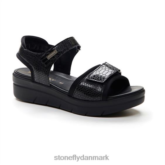 sandaler Stonefly aqua iii 17 lycra/s.præget sort ZF84L140 Kvinder