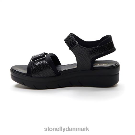 sandaler Stonefly aqua iii 17 lycra/s.præget sort ZF84L140 Kvinder