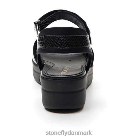 sandaler Stonefly aqua iii 17 lycra/s.præget sort ZF84L140 Kvinder