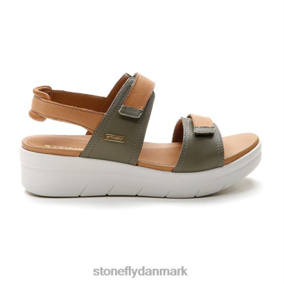 sandaler Stonefly aqua iii 20 nappa lth brun/grøn ZF84L143 Kvinder