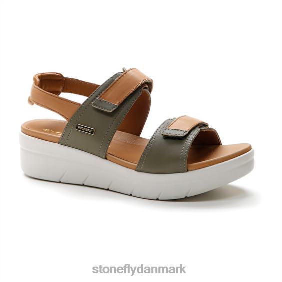 sandaler Stonefly aqua iii 20 nappa lth brun/grøn ZF84L143 Kvinder