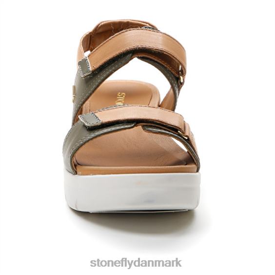 sandaler Stonefly aqua iii 20 nappa lth brun/grøn ZF84L143 Kvinder