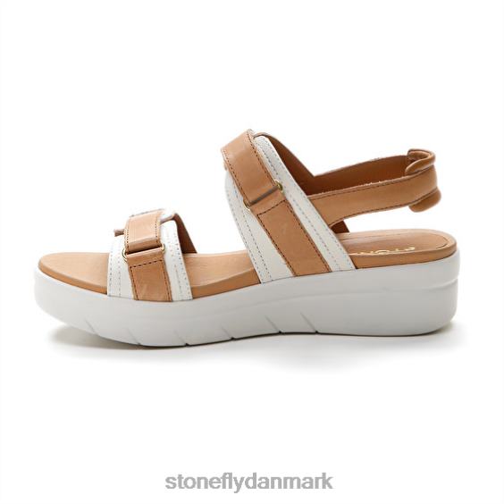 sandaler Stonefly aqua iii 20 nappa lth brun/hvid ZF84L152 Kvinder