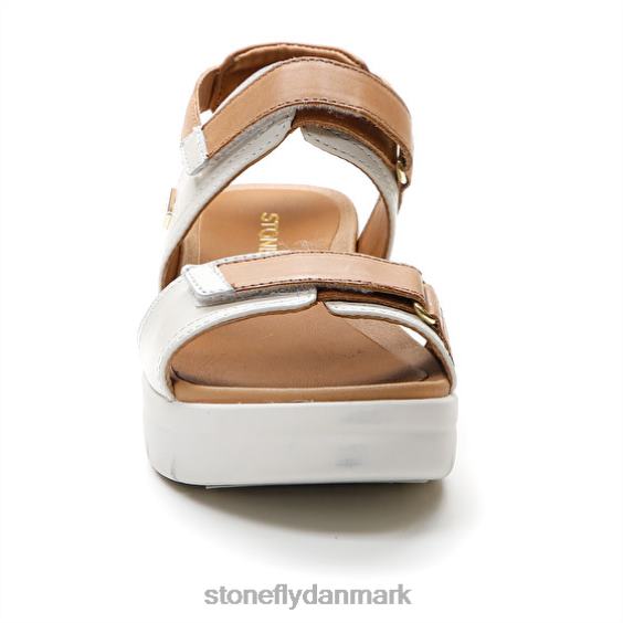 sandaler Stonefly aqua iii 20 nappa lth brun/hvid ZF84L152 Kvinder