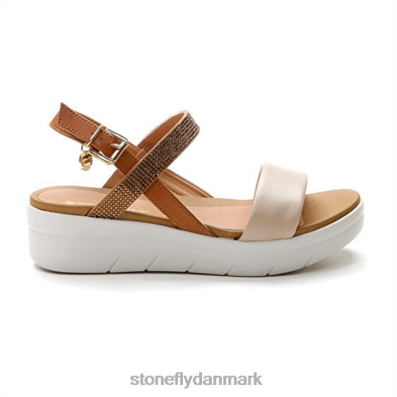 sandaler Stonefly aqua iii 22 nappa lth/tekstil brun/creme ZF84L146 Kvinder