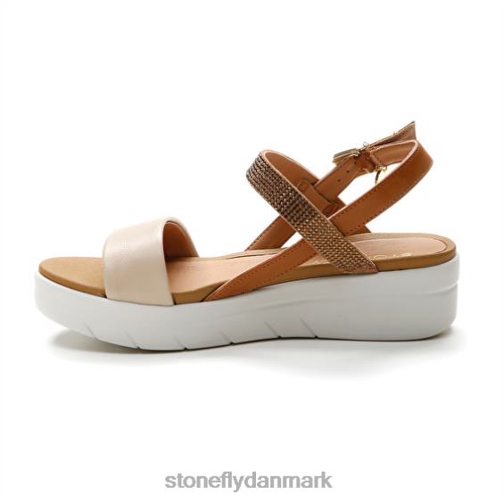 sandaler Stonefly aqua iii 22 nappa lth/tekstil brun/creme ZF84L146 Kvinder