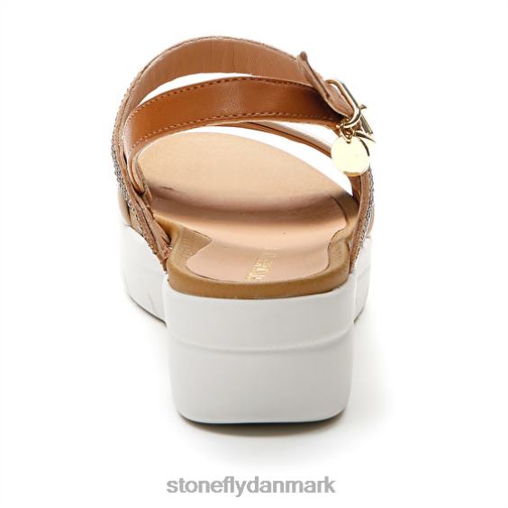 sandaler Stonefly aqua iii 22 nappa lth/tekstil brun/creme ZF84L146 Kvinder