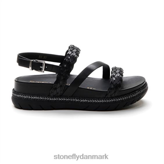 sandaler Stonefly kerrie 2 præget s./kalv lth sort ZF84L172 Kvinder