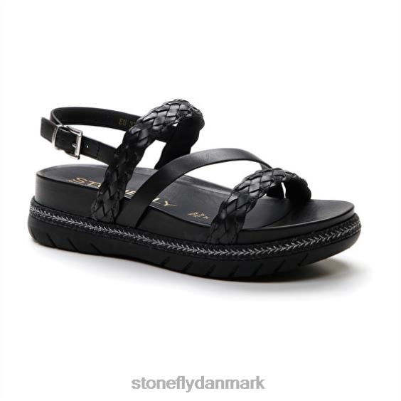 sandaler Stonefly kerrie 2 præget s./kalv lth sort ZF84L172 Kvinder