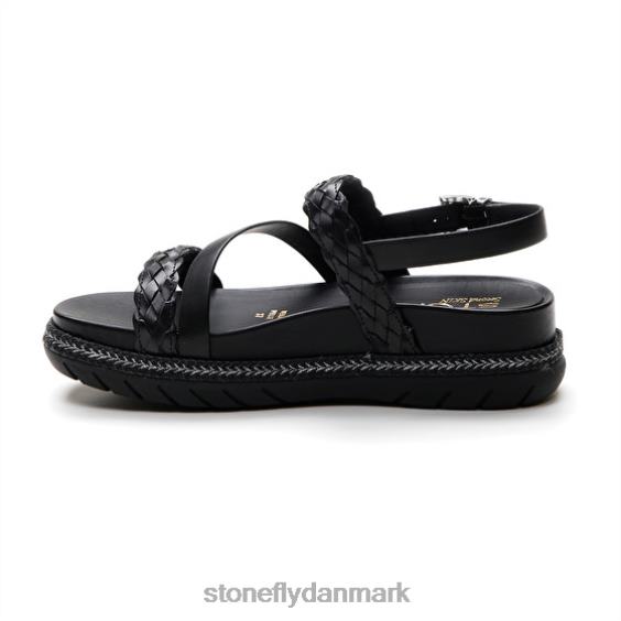 sandaler Stonefly kerrie 2 præget s./kalv lth sort ZF84L172 Kvinder