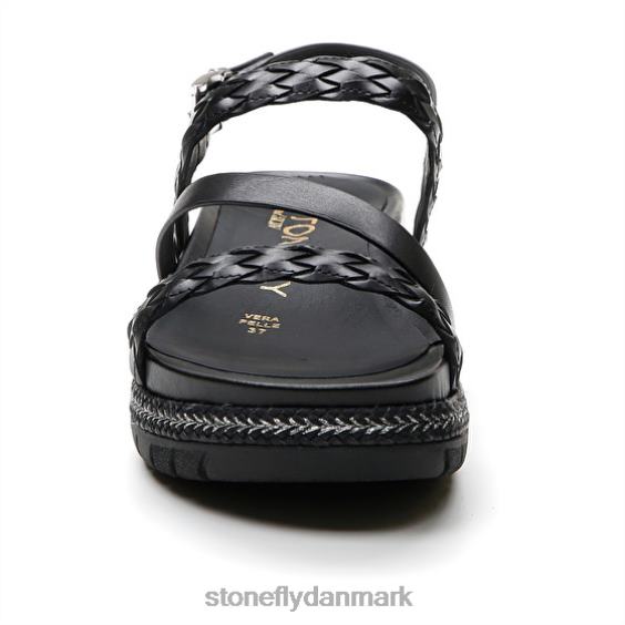 sandaler Stonefly kerrie 2 præget s./kalv lth sort ZF84L172 Kvinder