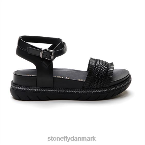 sandaler Stonefly kerrie 3 kalv lth/præget s. sort ZF84L173 Kvinder