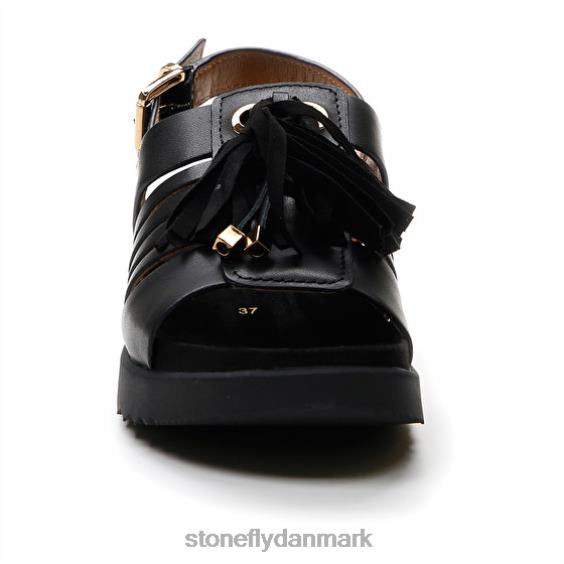 sandaler Stonefly riva 12 kalv lth sort ZF84L168 Kvinder