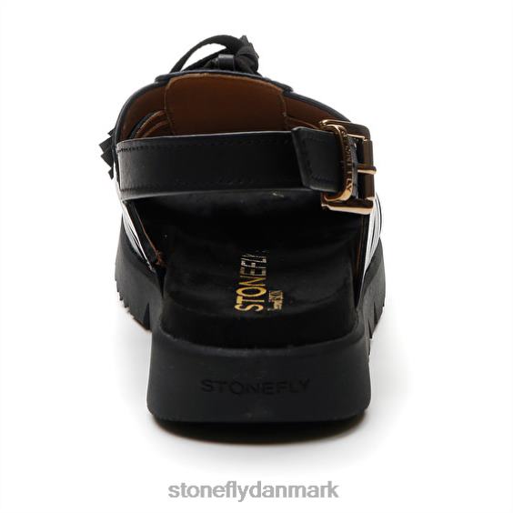 sandaler Stonefly riva 12 kalv lth sort ZF84L168 Kvinder