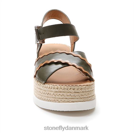 sandaler Stonefly alexia 2 kalv lth brun/grøn ZF84L204 Kvinder