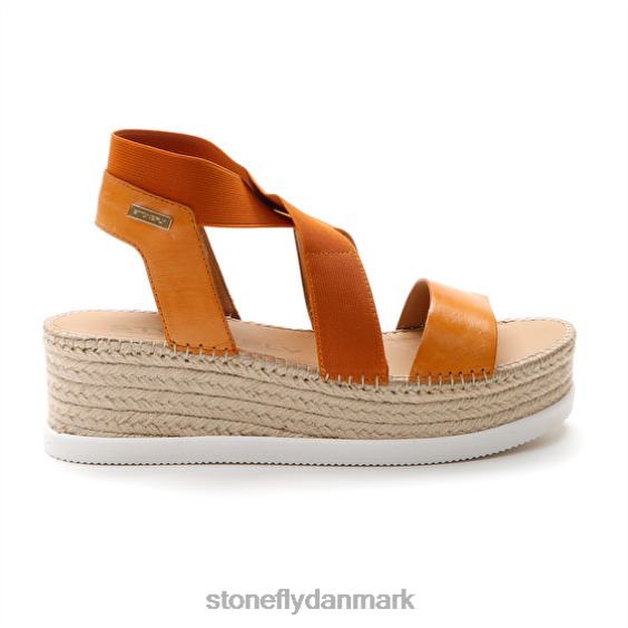 sandaler Stonefly alexia 5 kalv lth/elastik orange ZF84L185 Kvinder