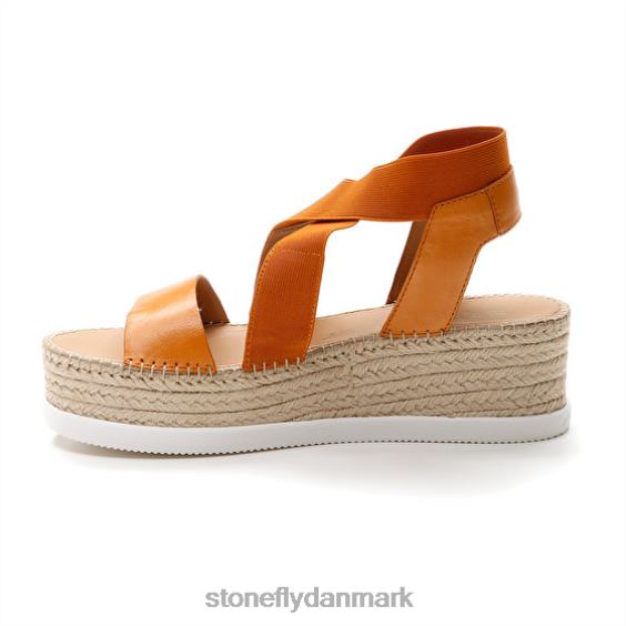sandaler Stonefly alexia 5 kalv lth/elastik orange ZF84L185 Kvinder