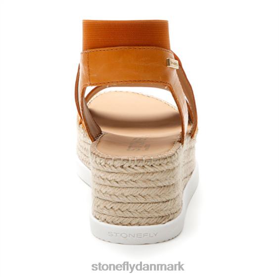 sandaler Stonefly alexia 5 kalv lth/elastik orange ZF84L185 Kvinder