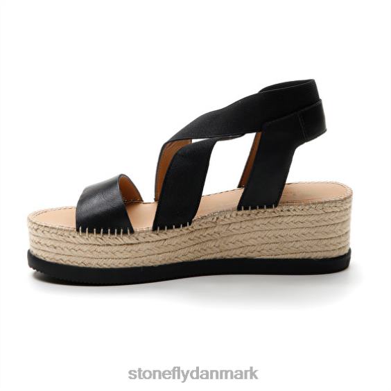 sandaler Stonefly alexia 5 kalv lth/elastik sort ZF84L182 Kvinder