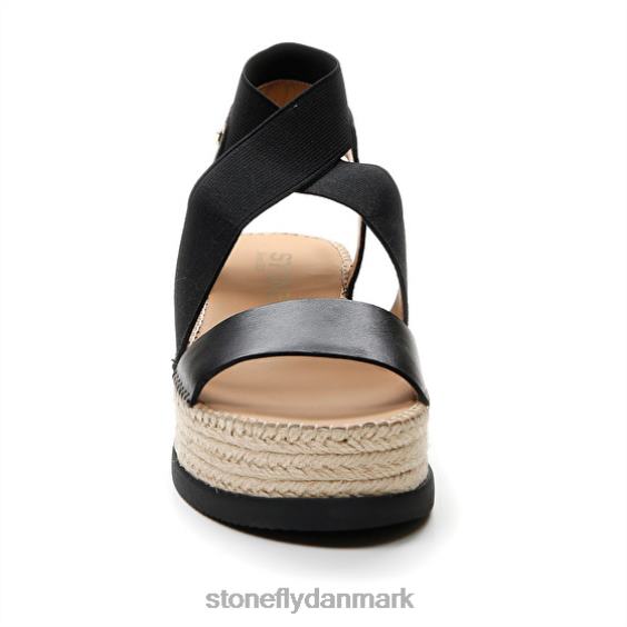 sandaler Stonefly alexia 5 kalv lth/elastik sort ZF84L182 Kvinder