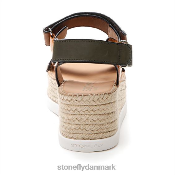 sandaler Stonefly alexia 6 kalv lth brun/grøn/orange ZF84L200 Kvinder