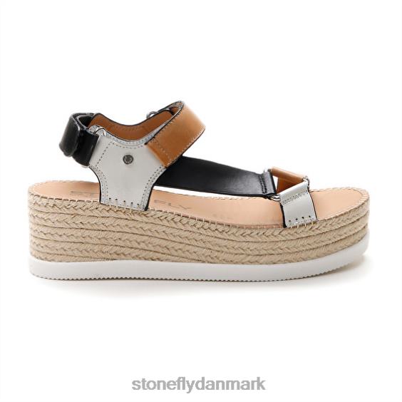 sandaler Stonefly alexia 6 kalv lth brun/hvid/sort ZF84L199 Kvinder
