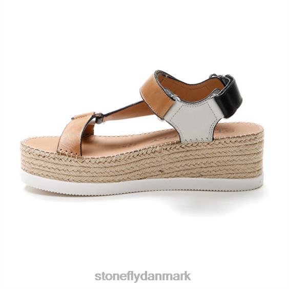 sandaler Stonefly alexia 6 kalv lth brun/hvid/sort ZF84L199 Kvinder