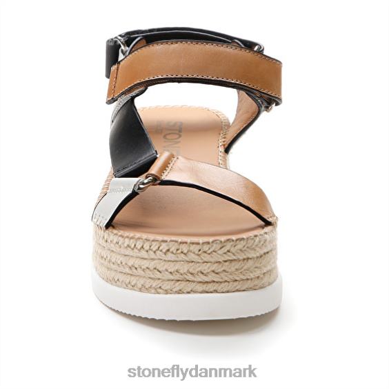 sandaler Stonefly alexia 6 kalv lth brun/hvid/sort ZF84L199 Kvinder