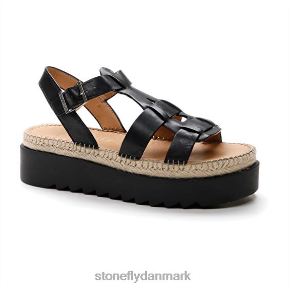 sandaler Stonefly ariel 2 kalv lth sort ZF84L196 Kvinder