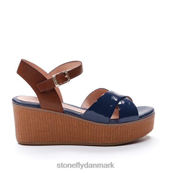 sandaler Stonefly diva 9 patent/kalv blå ZF84L228 Kvinder