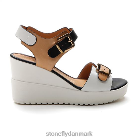 sandaler Stonefly ely 17 kalve lth brun/hvid/sort ZF84L176 Kvinder