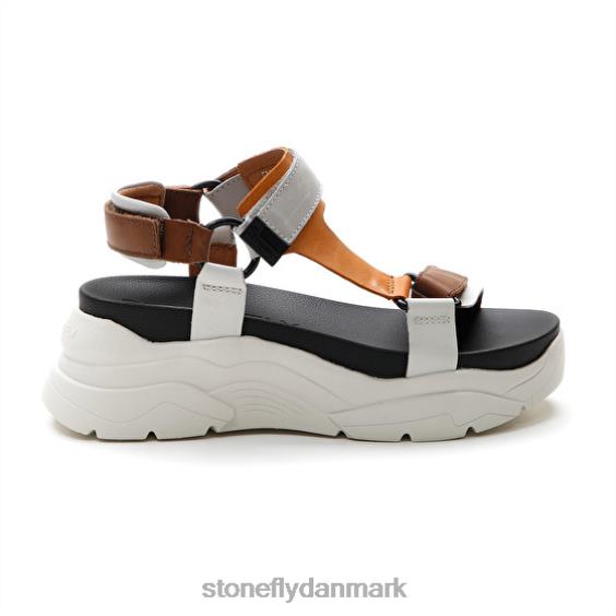 sandaler Stonefly fantasy 3 kalv lth gul/brun/orange/hvid ZF84L179 Kvinder
