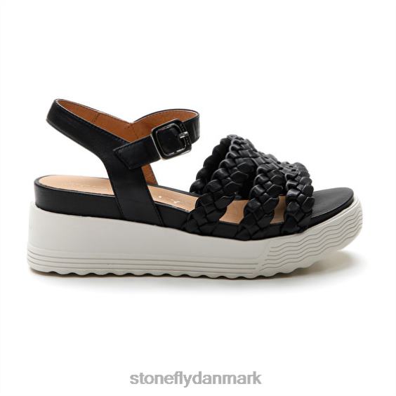 sandaler Stonefly parky 16 præget s./nappa lth sort ZF84L211 Kvinder