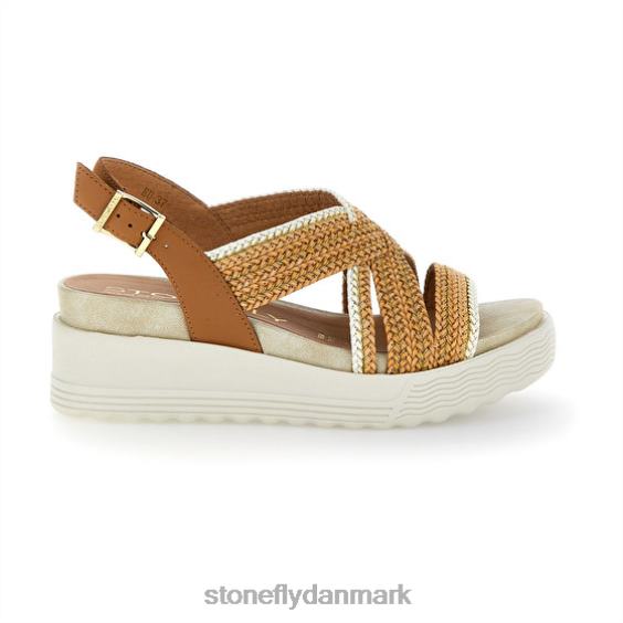 sandaler Stonefly parky 17 præget s./kalv lth Brun ZF84L184 Kvinder