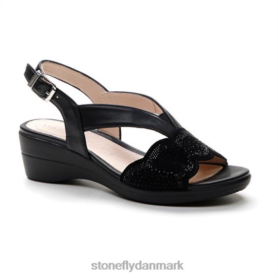 sandaler Stonefly forfængelighed iii 30 gederuskind/nappa lth sort ZF84L257 Kvinder