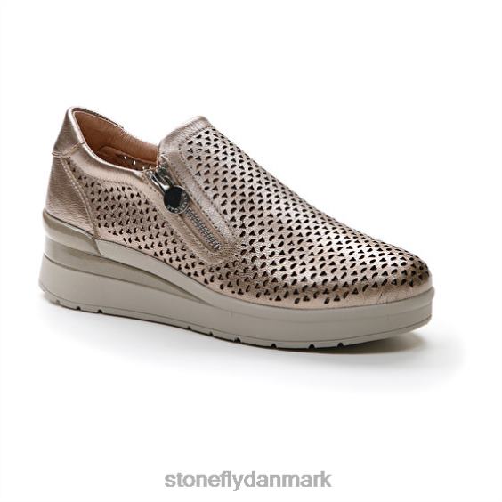 sko Stonefly creme 25 lamineret lth metal brus ZF84L89 Kvinder