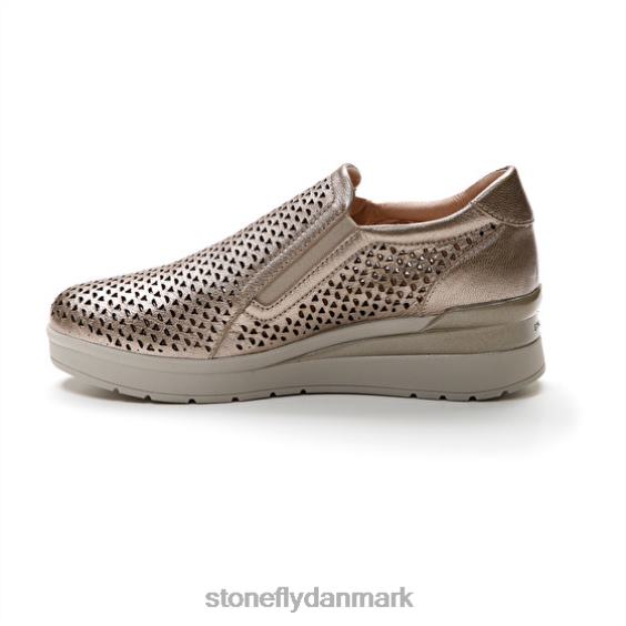 sko Stonefly creme 25 lamineret lth metal brus ZF84L89 Kvinder