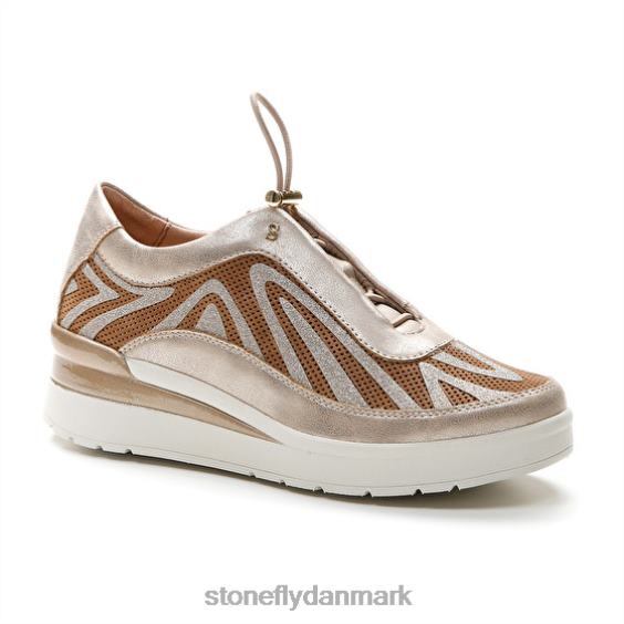 sko Stonefly creme 38 velour/s.lamineret 220 ZF84L105 Kvinder