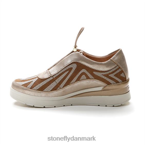 sko Stonefly creme 38 velour/s.lamineret 220 ZF84L105 Kvinder