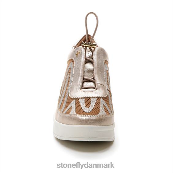 sko Stonefly creme 38 velour/s.lamineret 220 ZF84L105 Kvinder