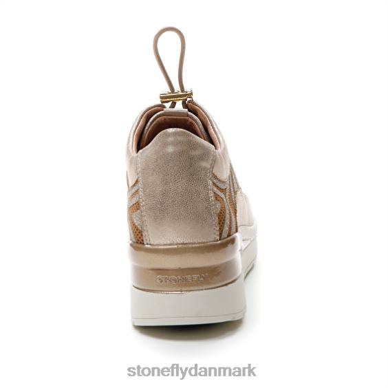 sko Stonefly creme 38 velour/s.lamineret 220 ZF84L105 Kvinder