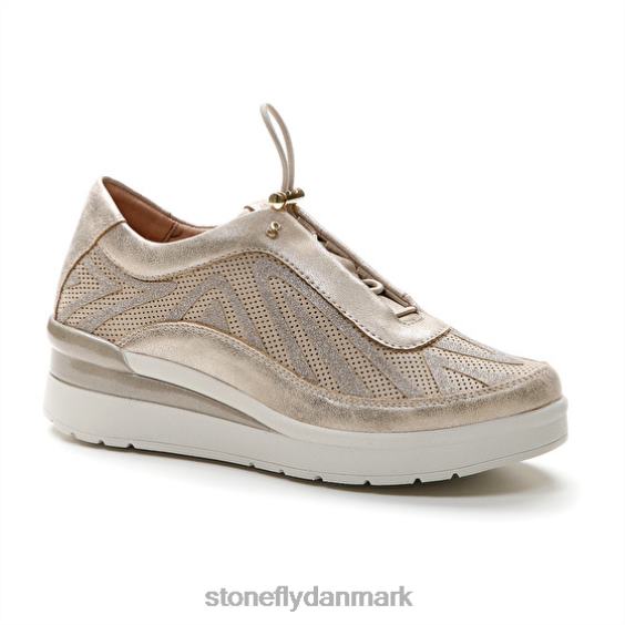 sko Stonefly creme 38 velour/s.lamineret ged brun ZF84L104 Kvinder