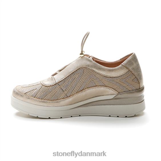 sko Stonefly creme 38 velour/s.lamineret ged brun ZF84L104 Kvinder