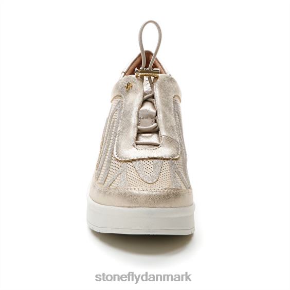 sko Stonefly creme 38 velour/s.lamineret ged brun ZF84L104 Kvinder