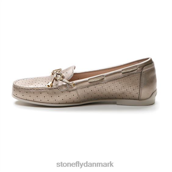 sko Stonefly capri iii 1 lamineret lth metal brus ZF84L12 Kvinder