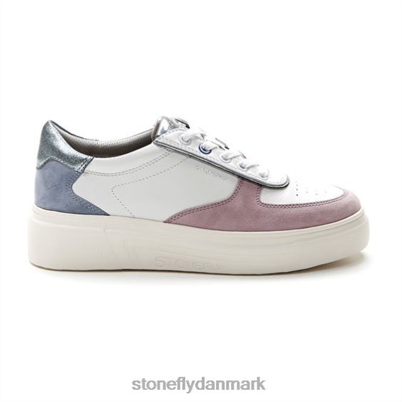 sko Stonefly allegra 11 velour/nappa lth blå/lilla/hvid ZF84L45 Kvinder