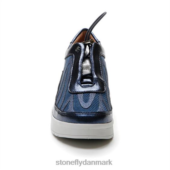 sko Stonefly creme 38 velour/s.lamineret flag blåt ZF84L102 Kvinder