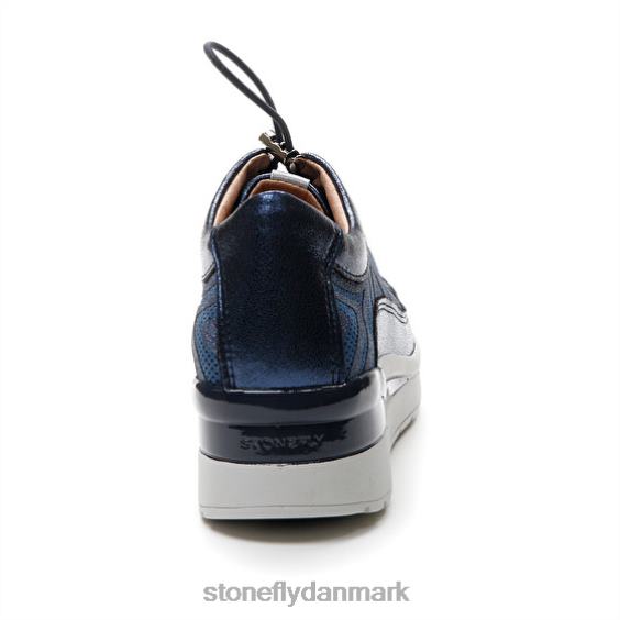sko Stonefly creme 38 velour/s.lamineret flag blåt ZF84L102 Kvinder